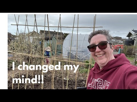 Why I Quit No Dig Gardening (For Now!) | Digging Over Beds + Bean Frame Setup