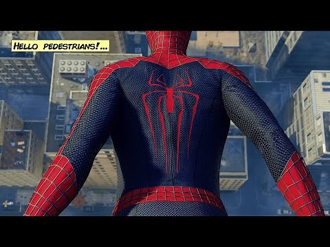 Spider-Man Remastered PC The Amazing Spider-Man 2 Suit TASM 2 Fun Web Swinging Rhino Boss Fight Mod