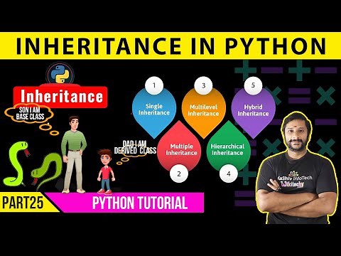 #25 🐍Inheritance in Python | Learn Python in Tamil | Python Inheritance in Tamil#python #inheritance