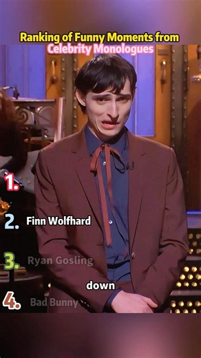 Ranking of Funny Moments from Celebrity Monologues#snl##badbunny#FinnWolfhard