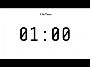 Best 1 Minute Timer | Simple Digital Countdown #timer