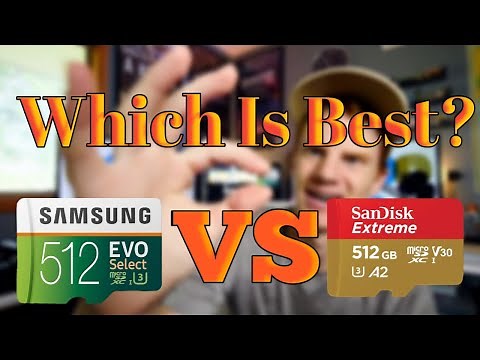Micro SD Card : Samsung VS SanDisk