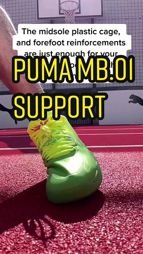 SUPPORT on the @puma MB.01 #sneakers #basketball #pumahoops #lameloball