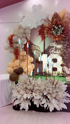 Boho theme for debut
