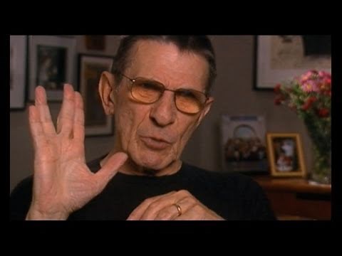 Leonard Nimoy on the Spock "Star Trek" Vulcan Salute - EMMYTVLEGENDS.ORG