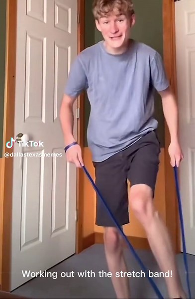 The workout didn't go as planned. #memes #fyp #workoutmeme | Working Out With The Stretch Band