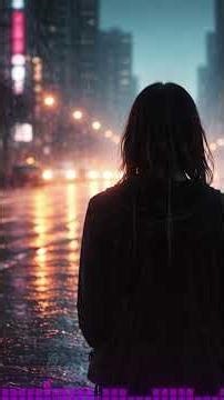 🌧️ Standing Alone in Neon Rain