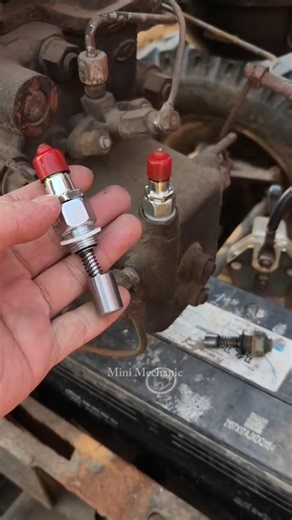 Diesel Engine Oil Pressure Indicator Installation Single Cylinder #Shorts #DieselEngine #Mechanic