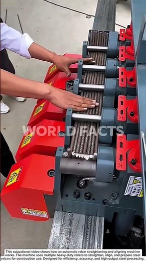 High-Speed Automatic Rebar Straightening Machine – Precision Steel Alignment