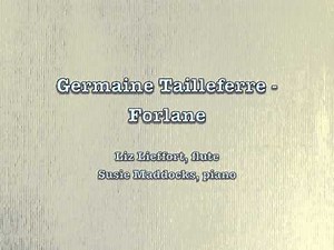 Germaine Tailleferre - Forlane