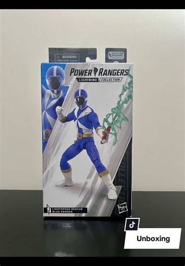 Unboxing do Power Ranger Azul - Ação e Coleção