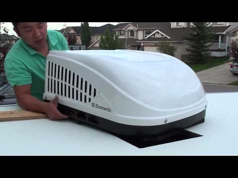 Install a RV Roof Top A/C Unit on a Forest River Pop Up Camper Tent Trailer