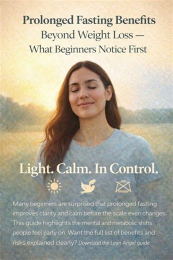 Prolonged Fasting Benefits Beyond Weight Loss — What Beginners Notice First