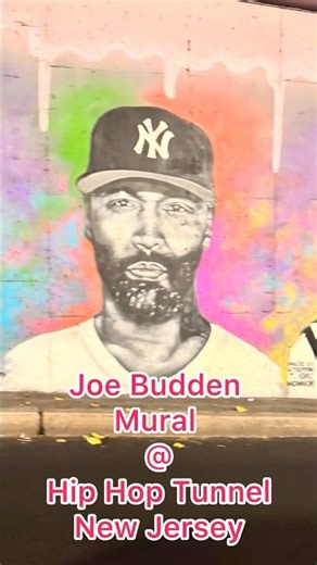Joe Budden Mural Located In New Jersey @ The Hip Hop Tunnel