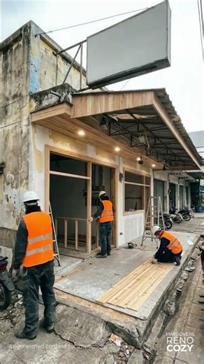 Old Bangkok Roadside Shopfront - Cottage Coffee Shop #CottageCafe #CoffeeShopMakeover #renovation