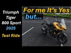 2025 Triumph Tiger 800 Sport - Review & Test Ride
