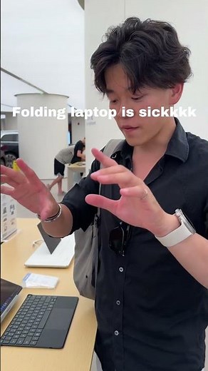 Folding Laptop is the Future! #tech