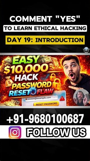 🛑 Account Takeover via Password Reset Flaw!