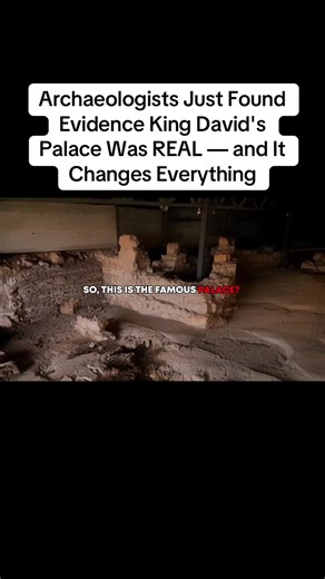 Archaeologists Just Found Evidence King David's Palace Was REAL — and It Changes Everything #Archaeology #KingDavid #HistoricDiscovery #Archaeologists #EvidenceFound