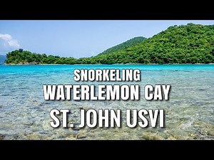 Snorkeling ST. JOHN, USVI Waterlemon Cay - Best Snorkeling on St. John!