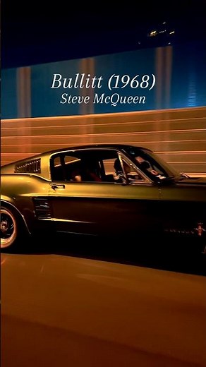Bullitt (1968) Steve McQueen.#bullitt #stevemcqueen #mustang #fastback
