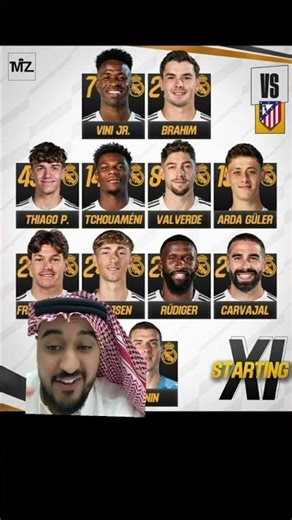 كلهم مو الاساسين تشكيلة ريال مدريد و اتلتيكو مدريد #ريال_مدريد #اتلتيكو_مدريد #برشلونة #مبابي #جيدو