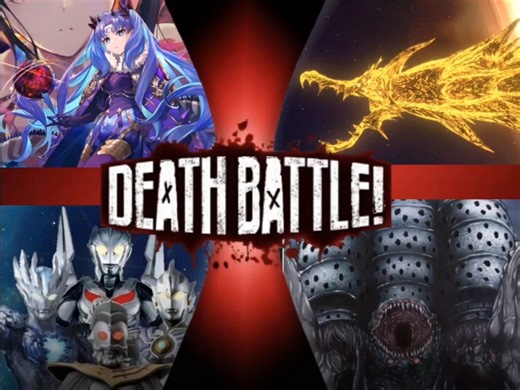 [生死决斗]宇宙凛 神秘四奥VS海参(没被扒之前) 加坦杰厄[型月 奥特曼VS哥斯拉]