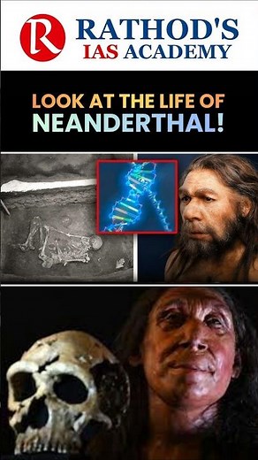A Look at the Life of Neanderthals: Culture, Tools & Survival | Rathods IAS Academy | Anthropology