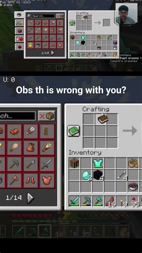 any obs guy to explain why? #minecraft #streamfail #minecraftlive #obs