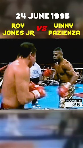 Roy Jones Knocks Out Vinny Pazienza #shorts #boxing