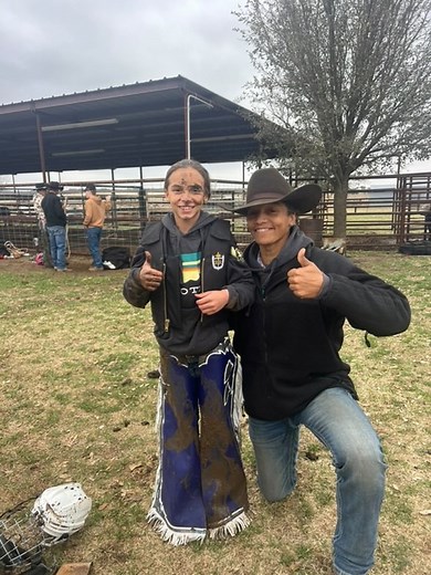 Featured athlete Neala with a 73 for the win at SR Mini Bulls ‌#bullrider #bullriding #minibull #cowgirls | Talk Rodeo To Me