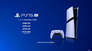 The PS5 Pro has been announced! With the PlayStation®5 Pro console, the world’s greatest game creators can enhance their games with incredible features like advanced ray tracing, super sharp image clarity for your 4K TV, and high frame rate gameplay.* That means you get to play PS5® games with the most impressive visuals ever possible on a PlayStation® console, and with 2TB of SSD storage included, your favorite games will be ready and waiting for you to jump right in for your next awesome adven