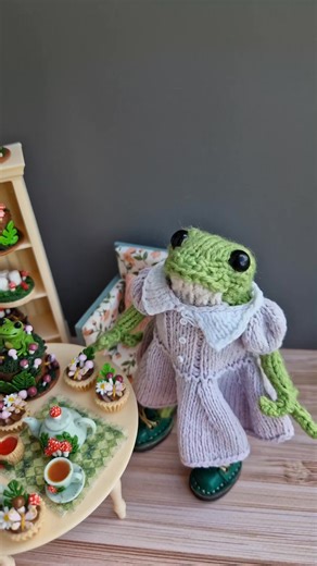 It so happened that two collections came out at once 🥰 Sweets with frogs and raspberry sweets 😍 Available in my Etsy SweetMiniDollHouse 🌟 https://sweetminidollhouse.etsy.com | Sweetminidollhouse