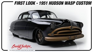 This multiple-award-winning custom 1951 Hudson Wasp has been affectionately modified and customized, and is hiding a secret — a 2004 Dodge Viper engine under the hood. Crossing the block at the 2023 Scottsdale Auction with No Reserve, January 21-29 at WestWorld. Learn more: bit.ly/SD23-1951HudsonWasp | Barrett-Jackson