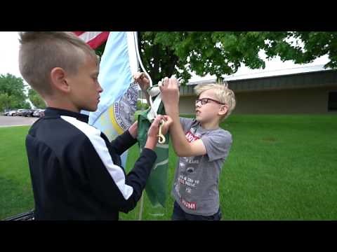 Oscar Howe Flag Etiquette