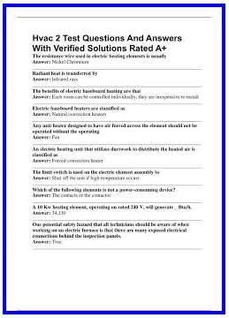 Hvac 2 Test Questions And Answers With Verified Solutions Rated A 636x882