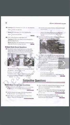 chap 1 pyq class 12th maths