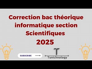 Correction bac théoriqueinformatique section Scientifiques 2025