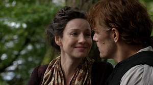1.7M views · 10K reactions | We can’t take our eyes off them either. Catch Jamie and Claire in the season premiere of Outlander on the STARZ App now. | Outlander | Facebook
