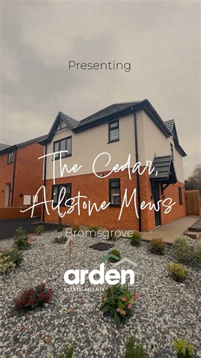 🏡 PROPERTY OF THE WEEK 🏡 BRAND NEW DEVELOPMENT JUST LAUNCHED - The Cedar (Plot 9), is a stylish and contemporary three-bedroom detached home situated in Lickey End, Bromsgrove, offering thoughtfully designed living spaces and high-quality finishes throughout. Highlights include an open-plan kitchen/dining area, a cosy lounge, an en-suite to the master bedroom, a landscaped rear garden, garage, and driveway. 📱01527 872479 💻 https://ardenestates.co.uk/property-for-sale/the-cedar-ailstone-mews-