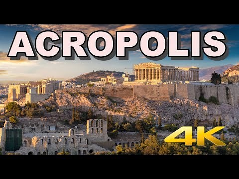 Acropolis in Athens Greece Tour 4K