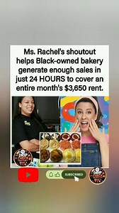 ❤️Ms. Rachel's shoutout helped Black-owned bakery cover entire month's rent in 24hrs!.#Shorts#news"