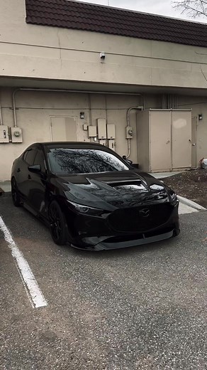 i think my cars blacked out enough for this sound🤔 #mazda #mazda3 #mazda3hatchback #mazdaspeed