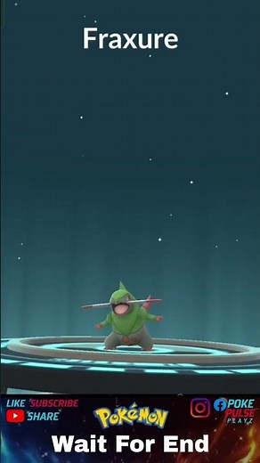 Watch 100 IV Axew Evolve to Haxorus! Pokémon GO Tips & Tricks #pokemongo #shorts