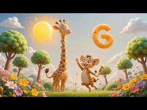 g is for giraffe | ABC Animal Song for Kids | Learn the Alphabet with Giraffe Fun and Sounds