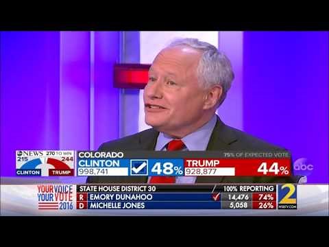 ABC News Election Night 2016 Coverage - 1am Hour (Hillary R. Clinton vs. Donald J. Trump)