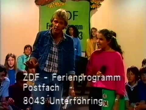 The ZDF holiday program from 1983 - with Anke Engelke and Benny Schnier