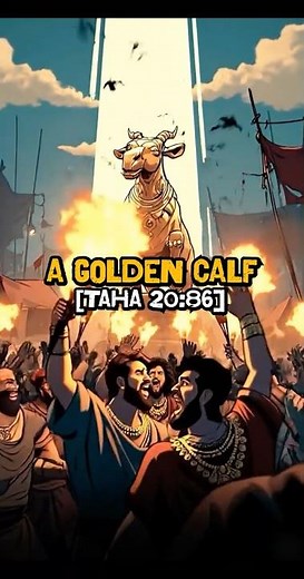 Moses grabbed Aaron by the beard in front of everyone #IslamicStories #ProphetMoses #Shorts