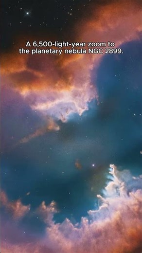 😱 6,500 Light-Year-Zoom to the Planetary Nebula #Space #shorts