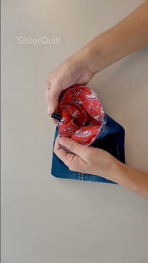 How to make recycled denim bag | sewing | easy | tutorial